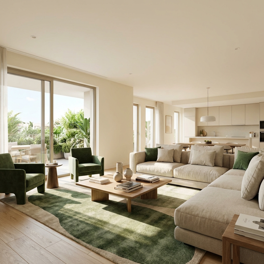 Spacious Living Room